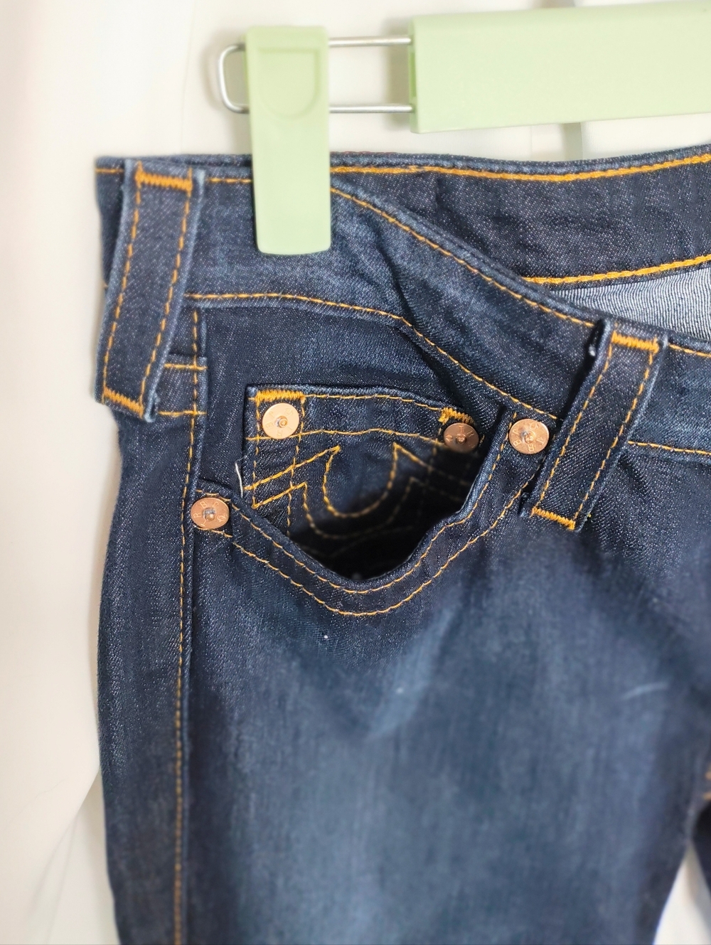 True Religion Jeans Straight Leg Size 30 Dark Wash